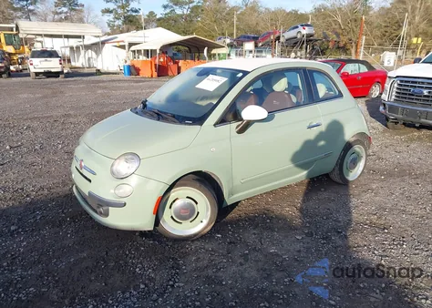 2015 Fiat 500 1957 Edition from USA, damaged, VIN 3C3CFFCR2FT555864
